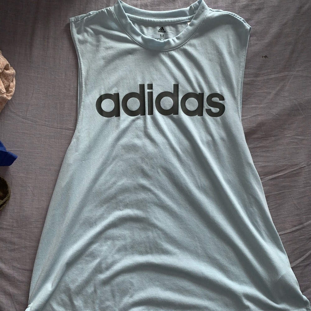 NEW Adidas cut off muscle shirt